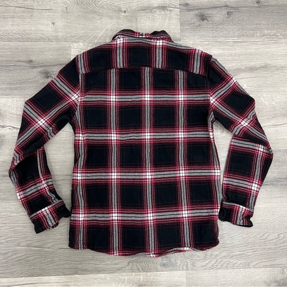 🔥 ONLY & SONS Flannel / Plaid Button Up Shirt - Picture 6 of 15
